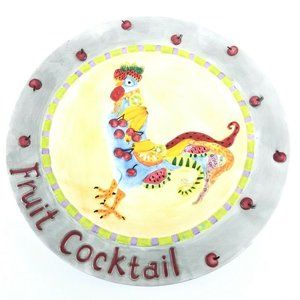 Poultry in Motion Rooster Fruit Cocktail Platter